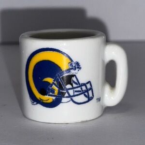 miniature porcelain St. Louis Rams NFL collectible mug